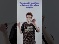 よい考えの残余のない一時的な取付けの仕事の二重味方された綿テープ