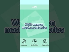 再使用可能な再利用可能な粘着性酸素マスク CPAPマスク用ゲルパッド