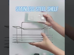 SS201壁に取り付けられた台所貯蔵は10kg負荷の台所壁の棚を悩ます