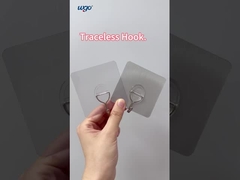 PVC セルフ 粘着 浴室 壁 フック 80x80mm 直径 5kg 軸承