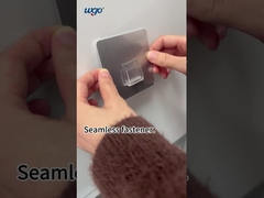 鋭く必要なワイヤー棚の自己接着ハンガーのシャワーの容器はシャワーの棚の明確な棒を除去しない