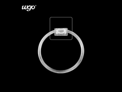 4kg 脱がれる吊り式浴室タオルリングホルダー ポリビニル塩化ステッカー