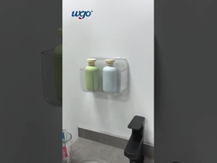 パテントされたステッカー 強くクリア 浴室用具 シャワーキャディ 歯ブラシカップ