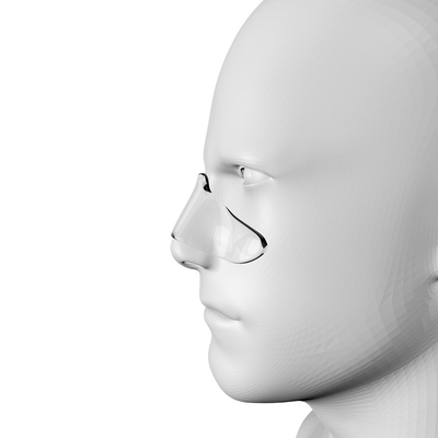 Repositionableの再使用可能な鼻の明確なCpapの鼻のゲルは保護マスクに静かにパッドを入れる