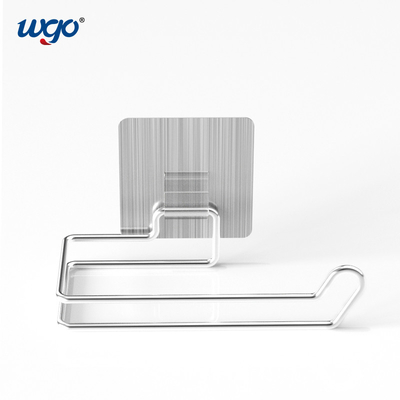 自己接着設置済み浴室ペーパー ロール ホールダーの無傷性の土台