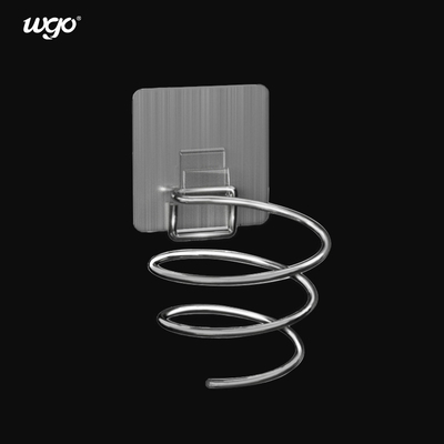 パンチなし 再利用可能なヘアドライヤー スタンド 浴室用品 130x95x70mm